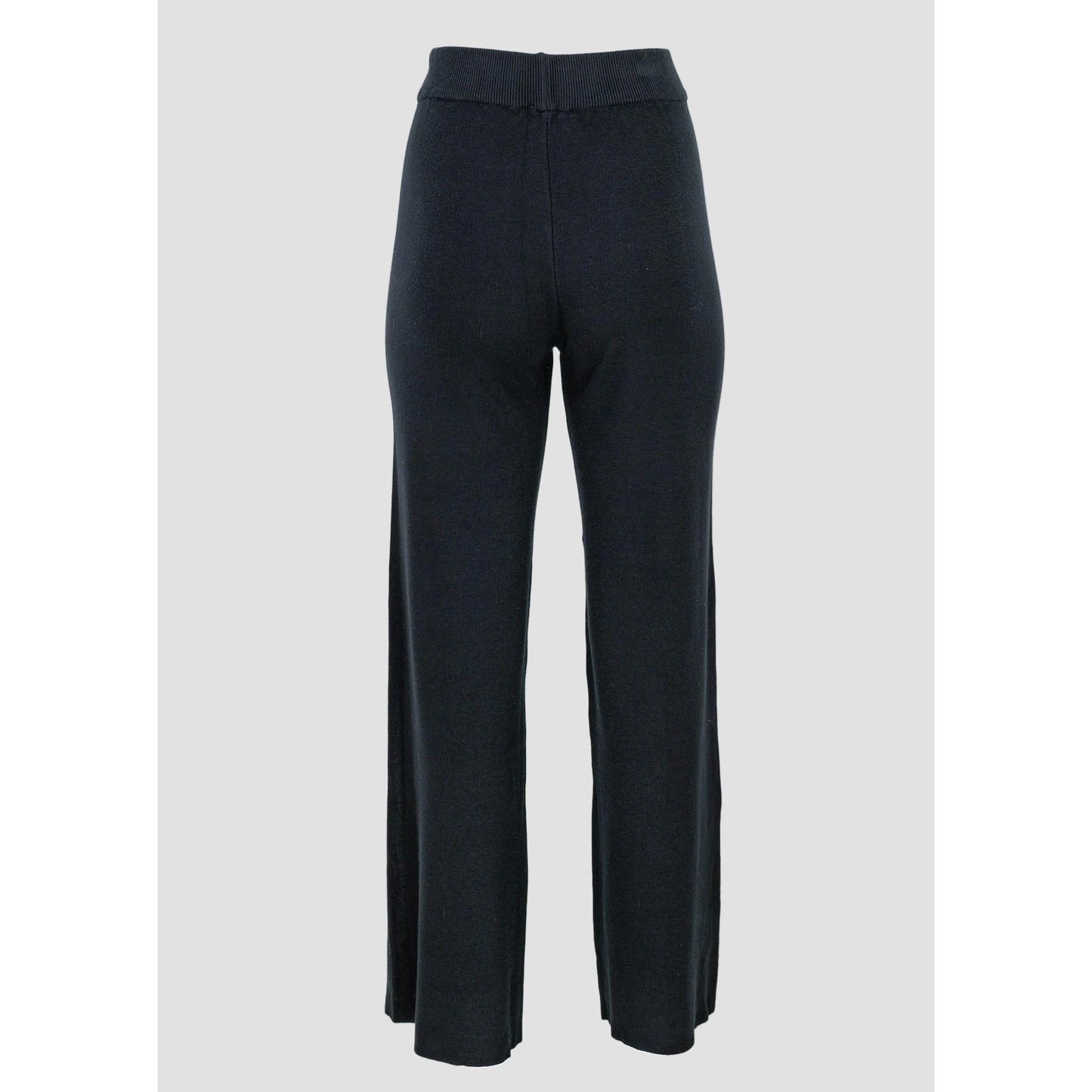 Дамски плетен комплект в черно - ефектни ръкави | колекция есен-зима-комплекти-6Sense