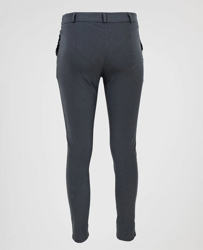 Дамски спортно-елегантни панталони в черно - Sabrina-панталони-6Sense