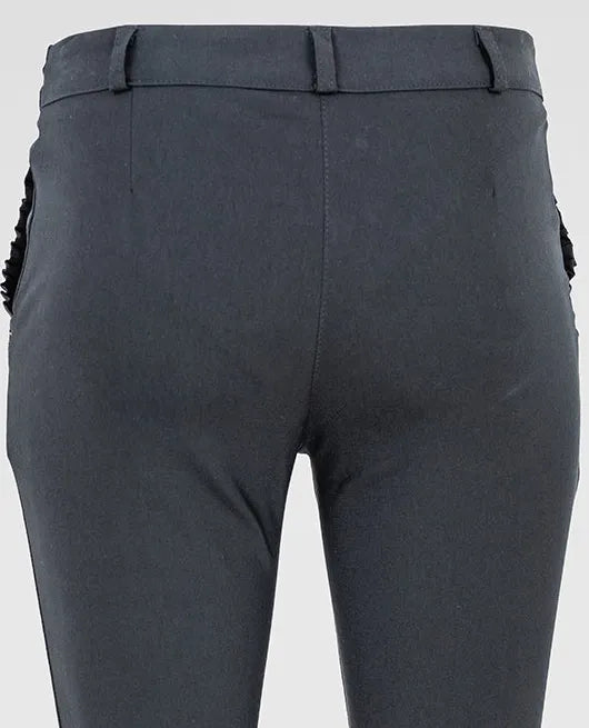 Дамски спортно-елегантни панталони в черно - Sabrina-панталони-6Sense