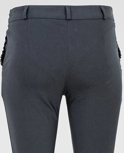 Дамски спортно-елегантни панталони в черно - Sabrina-панталони-6Sense