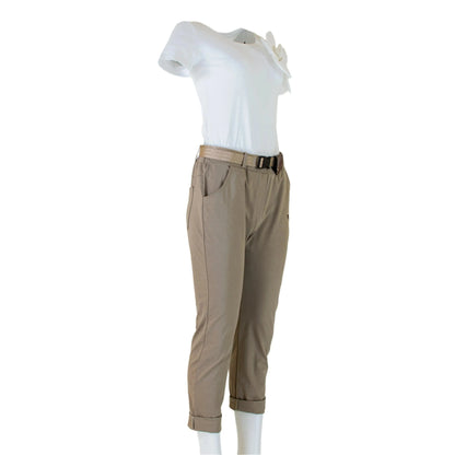 Кафяв дамски панталон с колан Made with Love – Стилна хармония и комфорт ☕✨