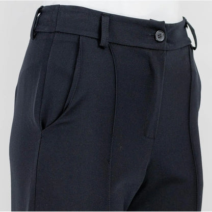 Класически дамски прав панталон с ръб | колекция есен–зима-панталони-6Sense