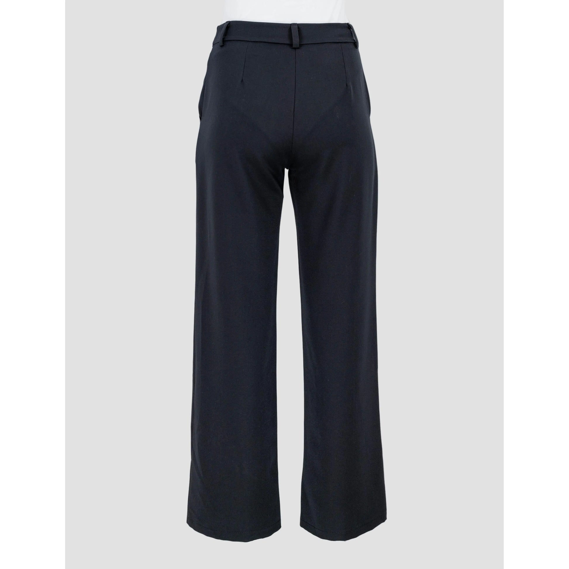 Класически дамски прав панталон с ръб | колекция есен–зима-панталони-6Sense