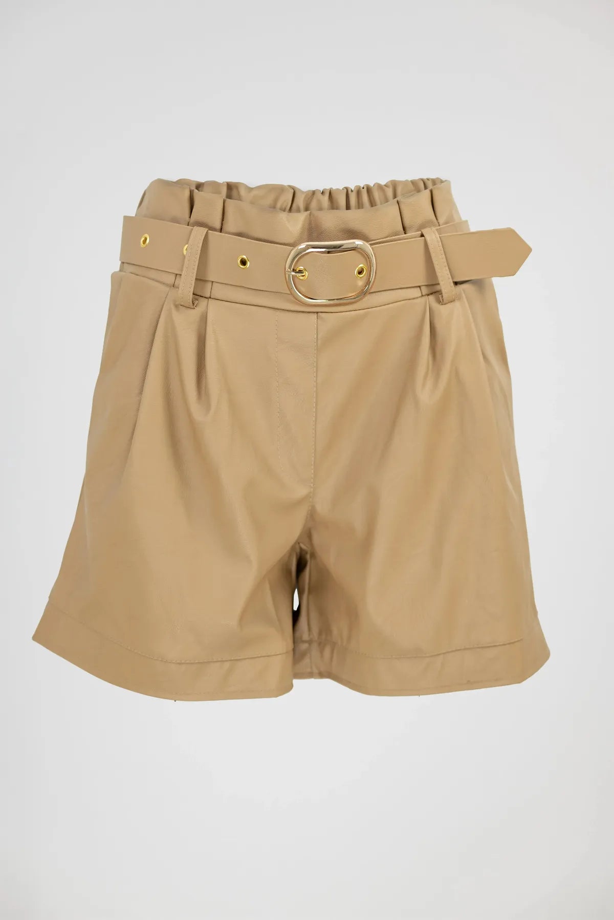 Кожени къси панталони с колан - Sahara Belt-6Sense