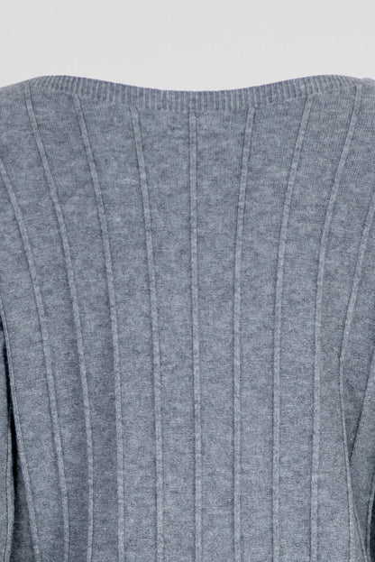 Плетен рипсен сет - пуловер с пола - Shady Rib-комплекти-6Sense