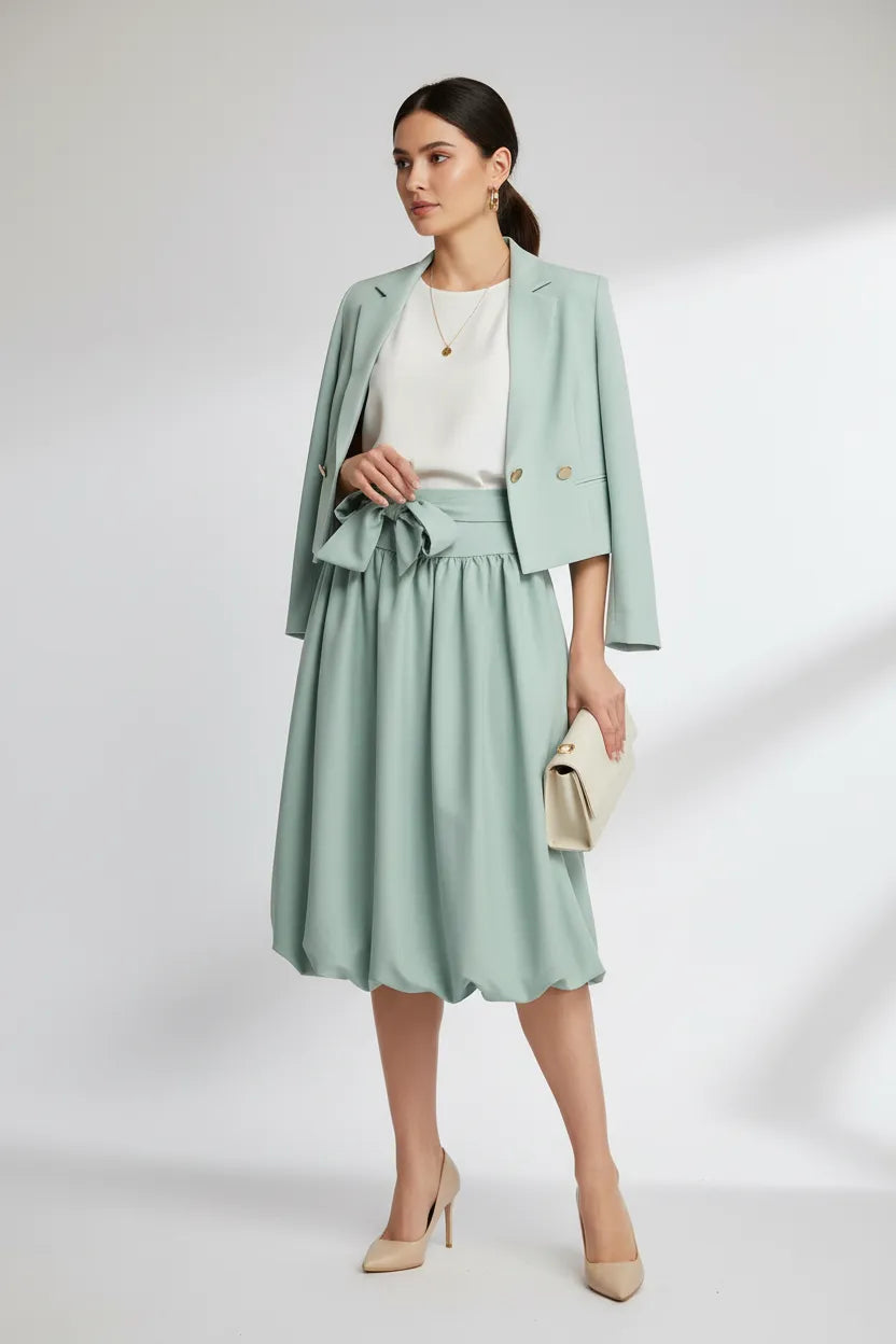 Пола балон в ментово зелено - Mentina-Поли-6Sense