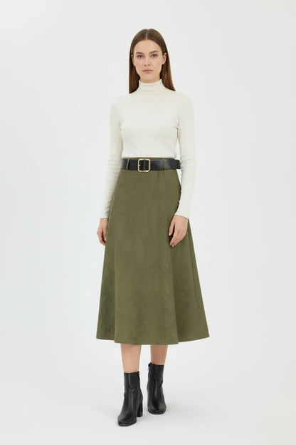 Пола с мек велурен ефект – Forest Moss-Поли-6Sense