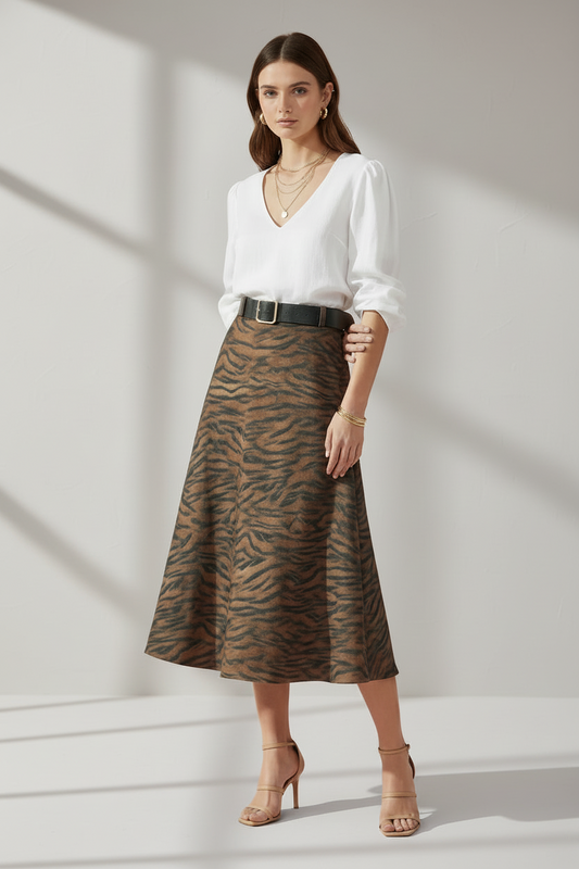 Пола с тигров принт – Tiger Brown