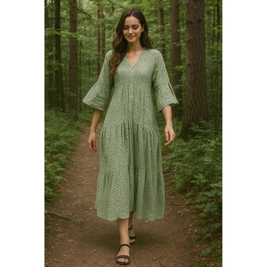 🌿 Рокля Wild Olive 6Sense